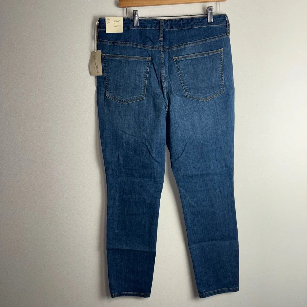 Universal Thread Womens‎ High-Rise Skinny Jeans Medium Wash Blue Size 14 Regular